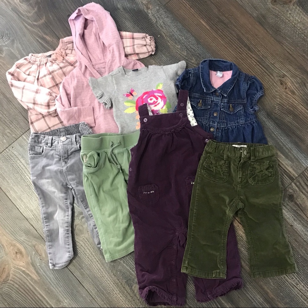 Girls Winter Baby Gap lot all size 12-18 months